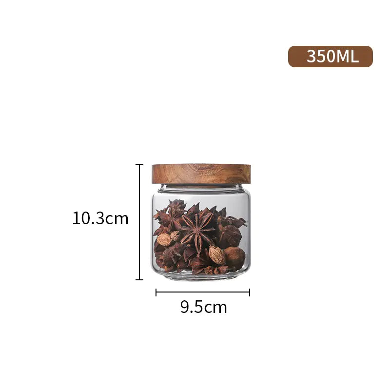 Glass Storage Jar with Airtight Seal