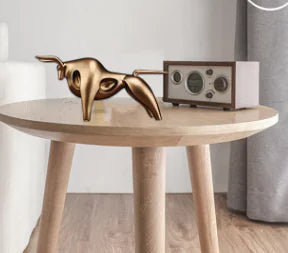 Abstract Wealth Bull Figurine