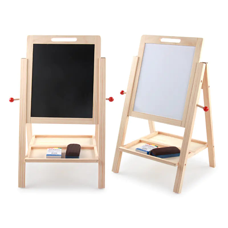 Adjustable wooden Dual-Sided Writing Board for Kids