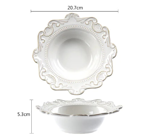 Creative Baroque European Tableware Set