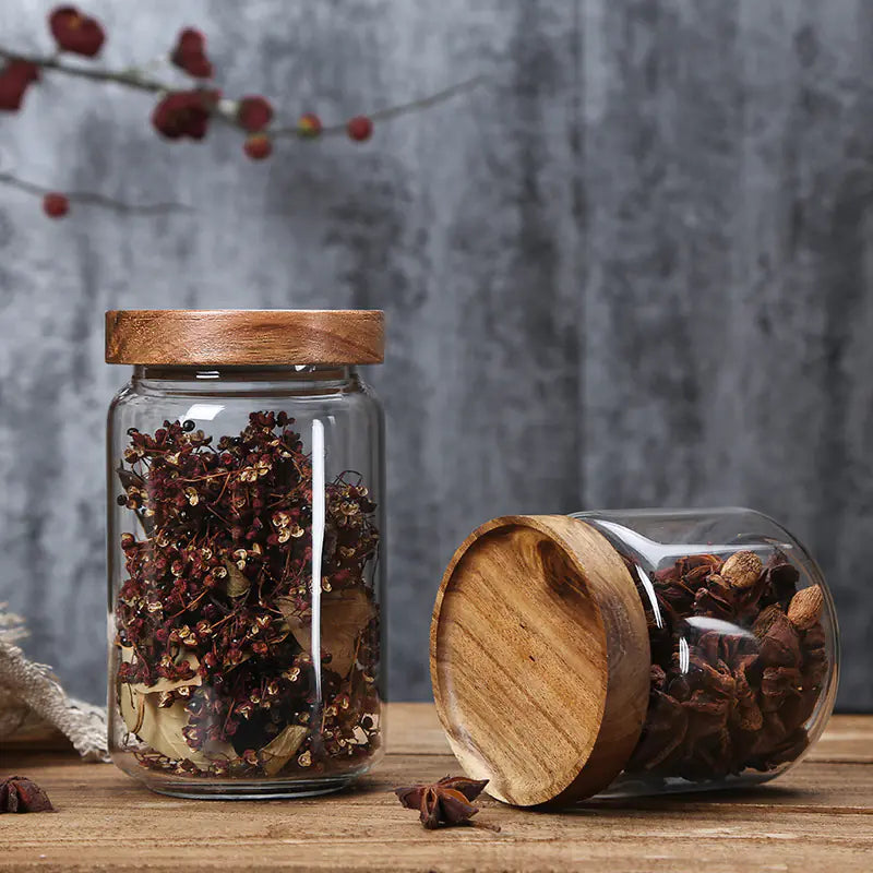 Glass Storage Jar with Airtight Seal