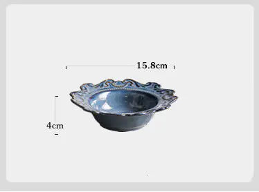 Creative Baroque European Tableware Set