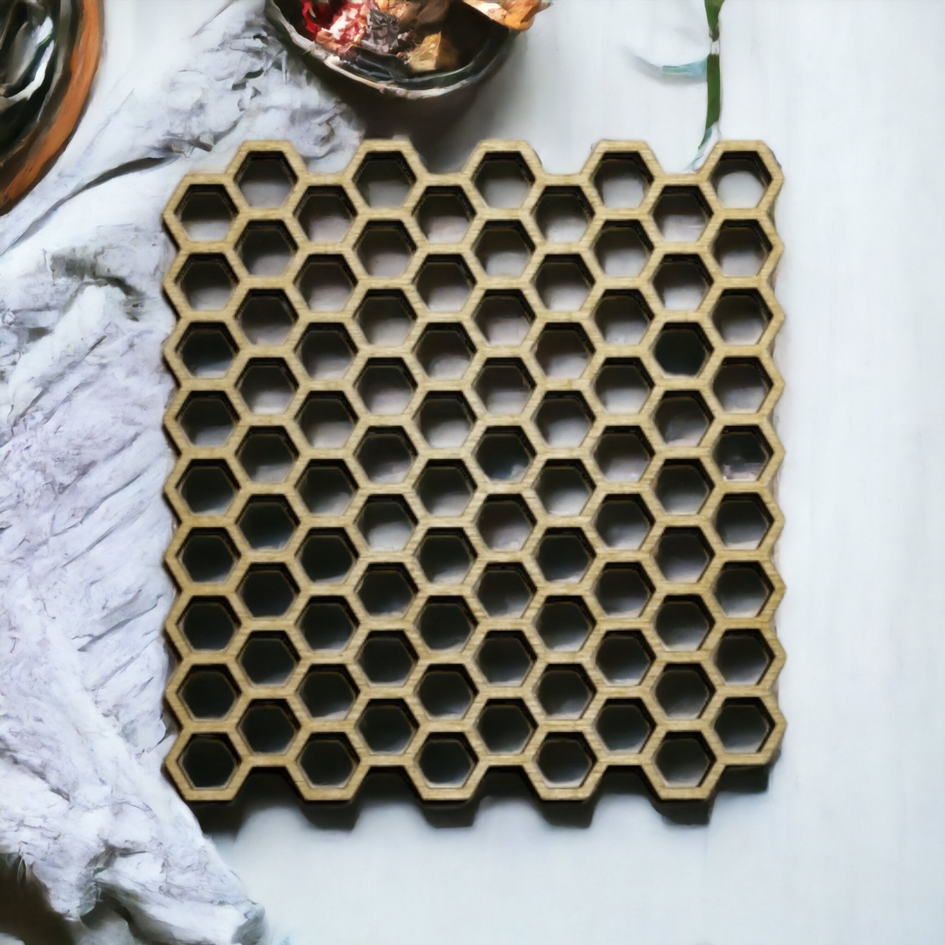 Geometric Wooden Coasters -0