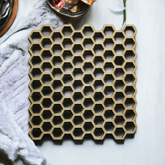 Geometric Wooden Coasters -0