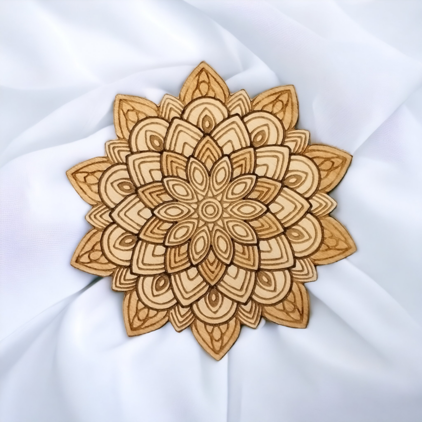 Set of 4 Mandala Wooden Coasters-3