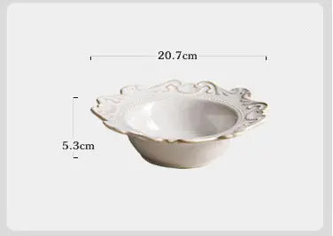 Creative Baroque European Tableware Set