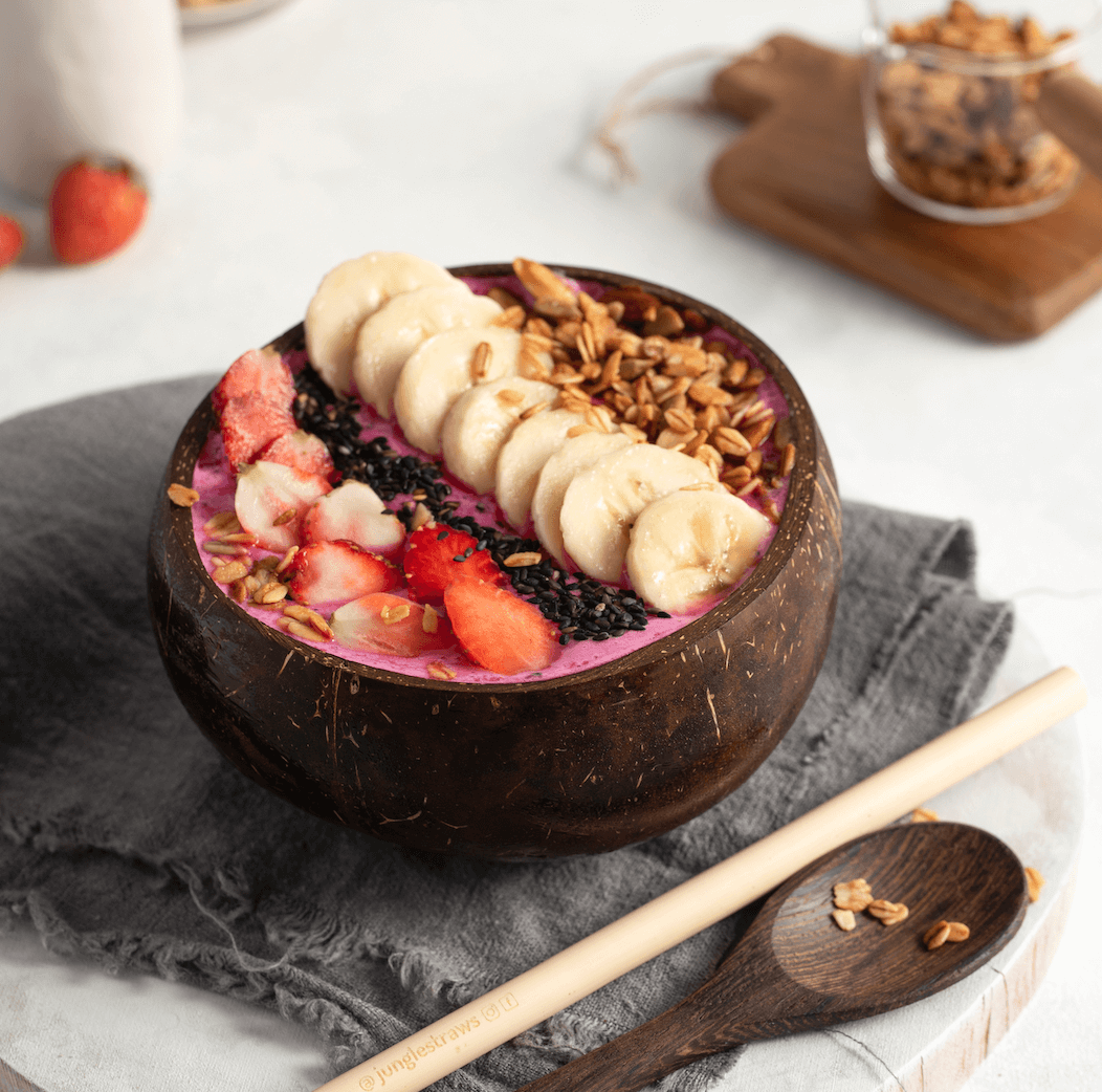 Novqia™ Coconut Bowl Set (2 Bowls + 2 Spoons)-2