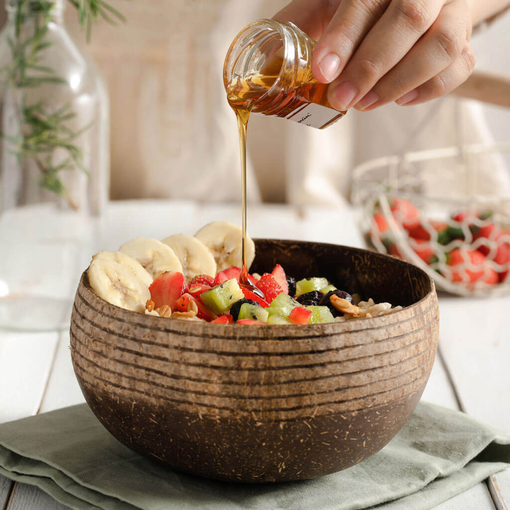Novqia™ Coconut Bowl Set (2 Bowls + 2 Spoons)-6