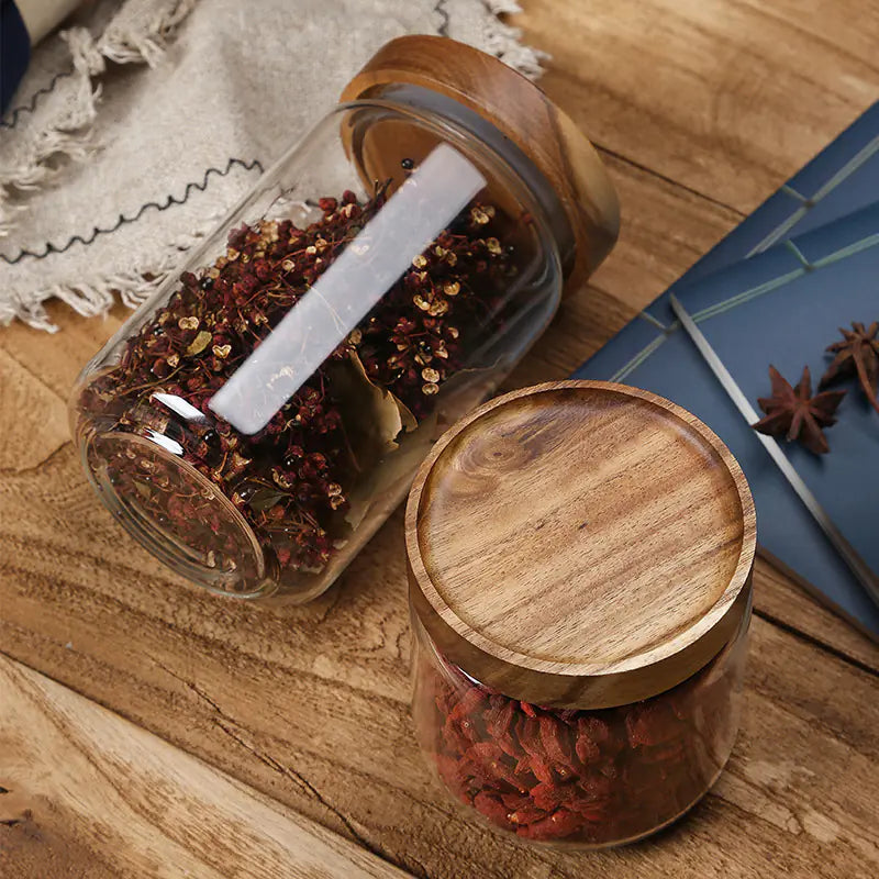 Glass Storage Jar with Airtight Seal