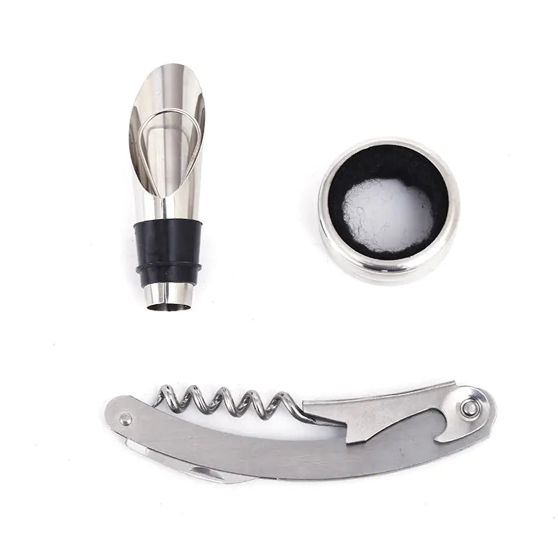 Creative 5-Piece Multi-Function Stainless Steel Wine Opener Set