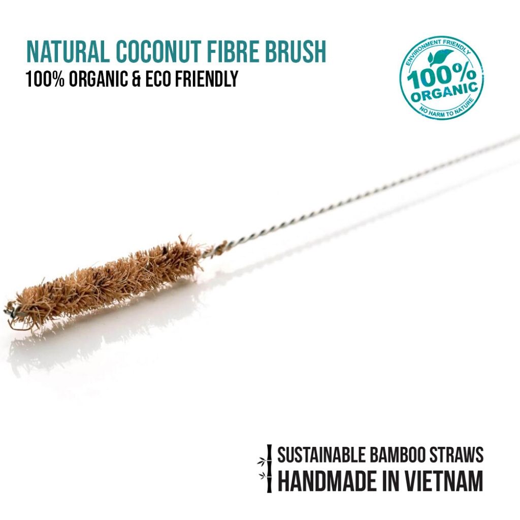 Reusable Coconut Fibre Straw Cleaning Brushes – Pack of 5-1