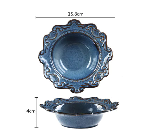 Creative Baroque European Tableware Set